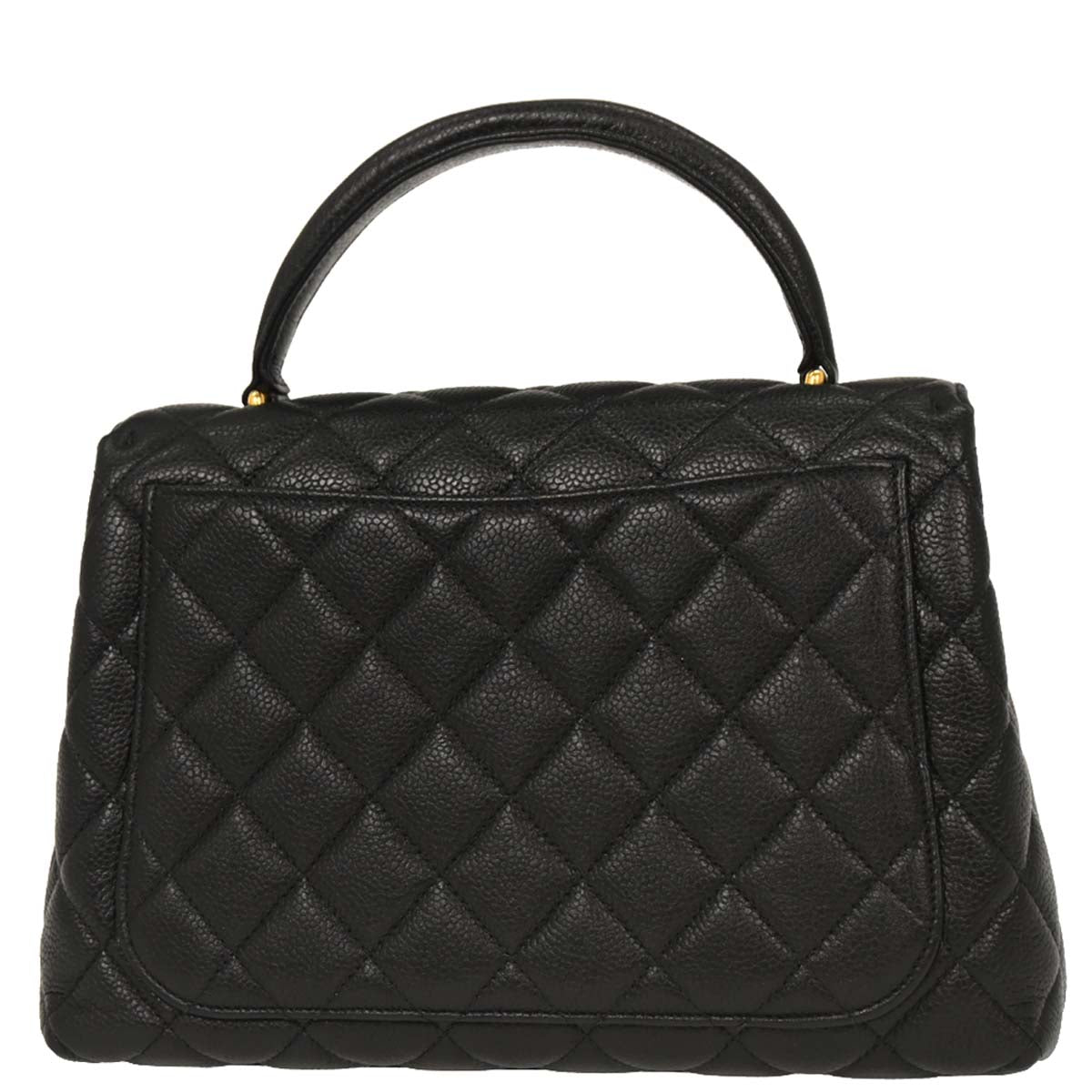 Chanel Black Caviar Kelly Handbag
