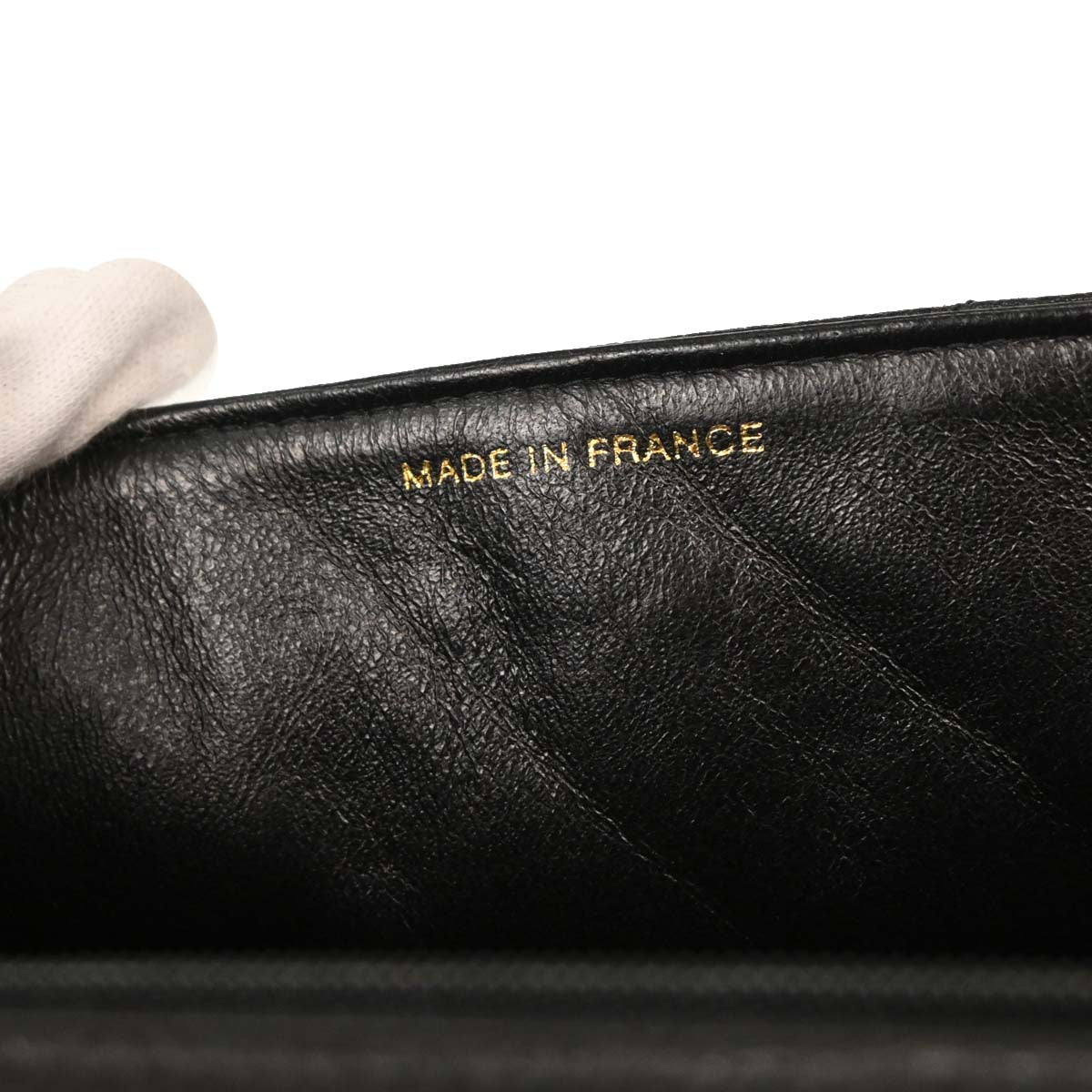 Chanel Black Caviar Kelly Handbag