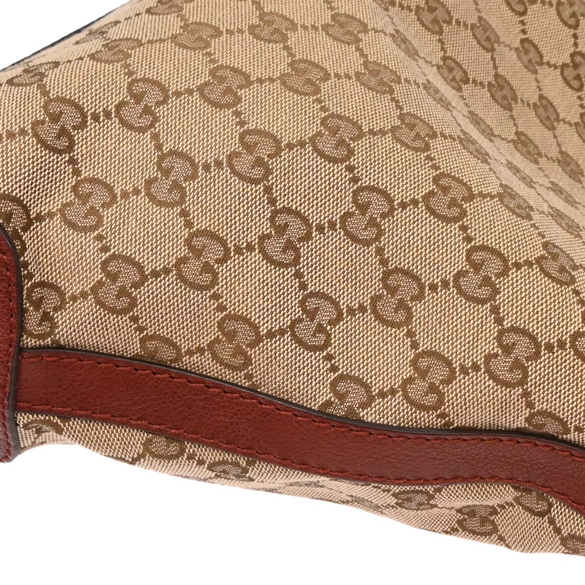 Gucci Beige Canvas GG Marrakech Hobo Shoulder Bag