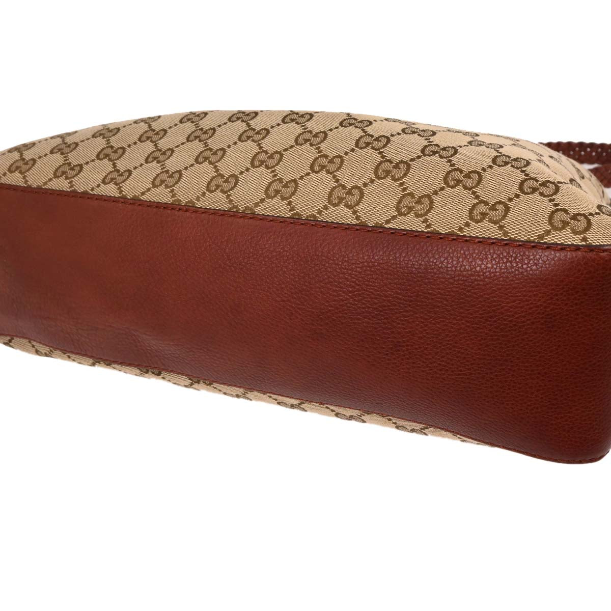 Gucci Beige Canvas GG Marrakech Hobo Shoulder Bag