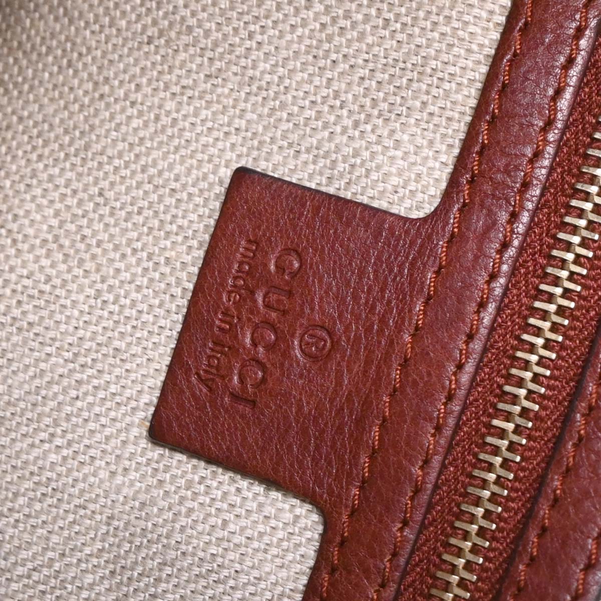 Gucci Beige Canvas GG Marrakech Hobo Shoulder Bag
