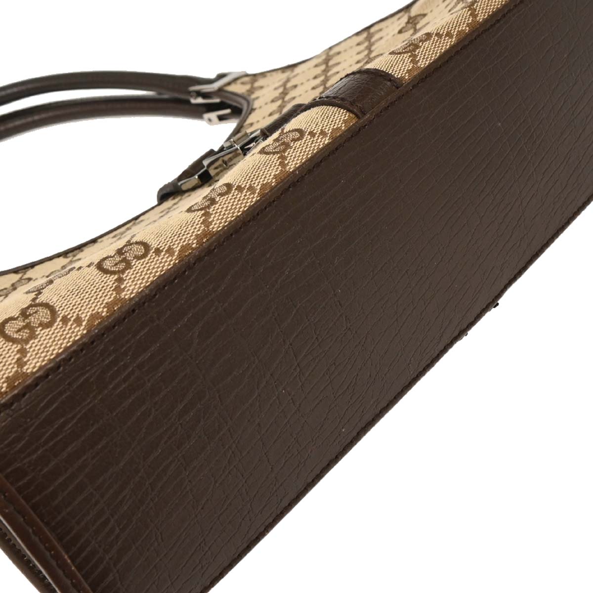 Gucci Brown Beige GG Jackie Handbag
