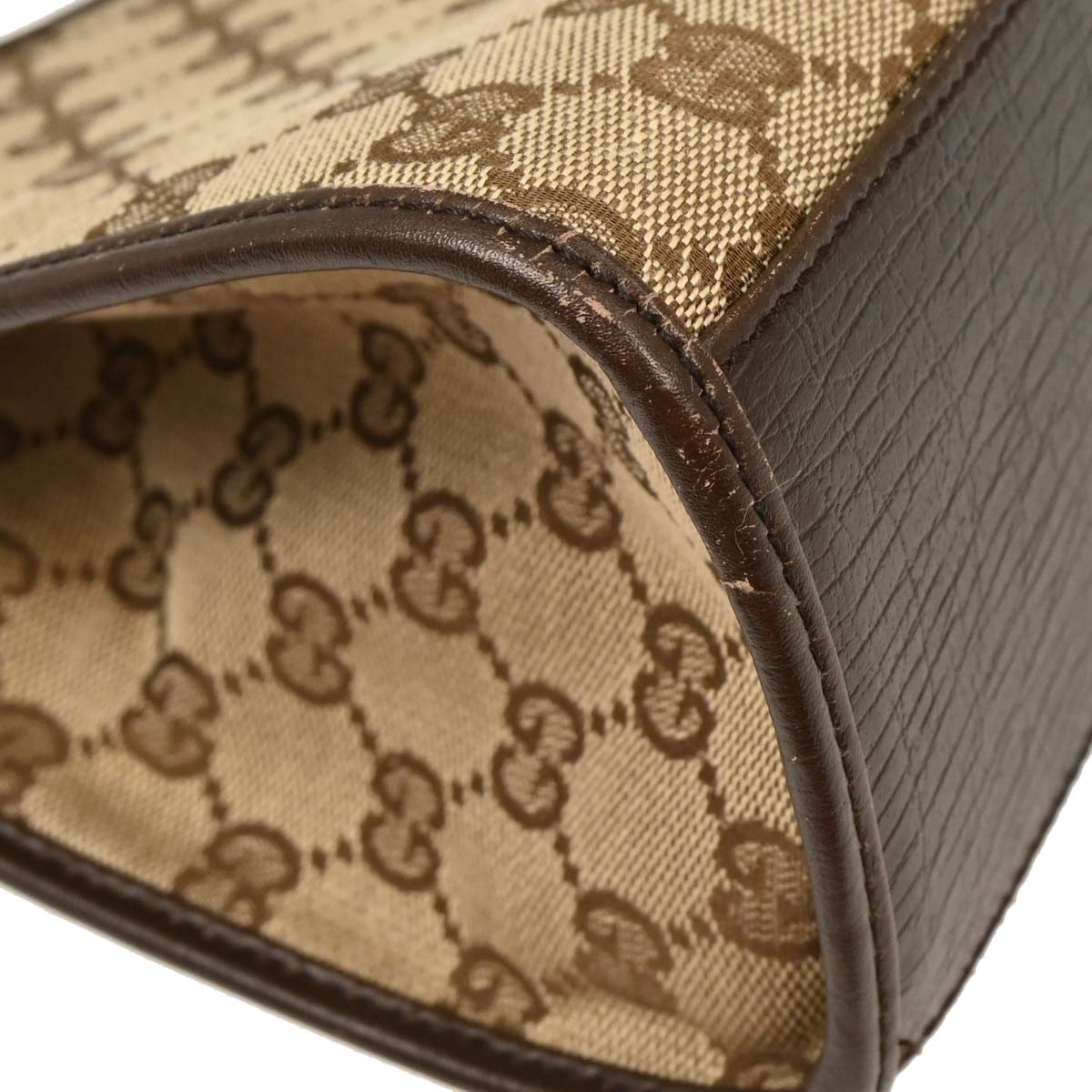 Gucci Brown Beige GG Jackie Handbag