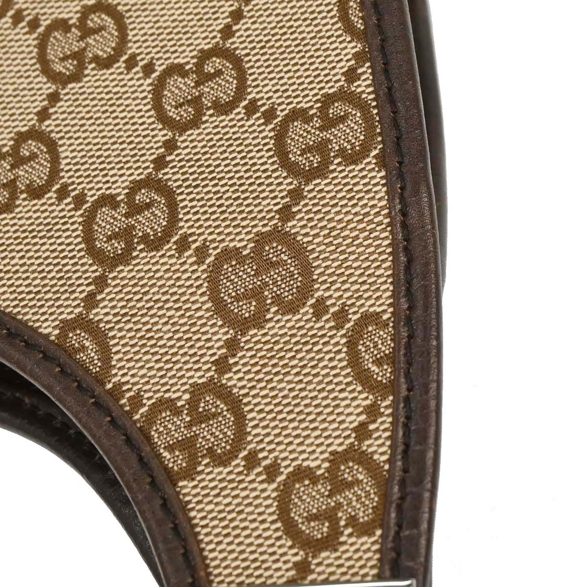 Gucci Brown Beige GG Jackie Handbag