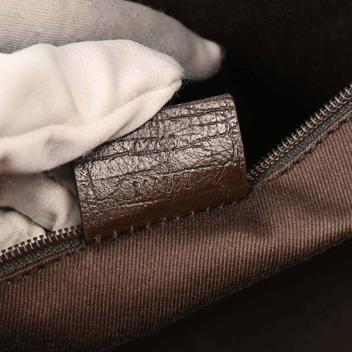 Gucci Brown Beige GG Jackie Handbag