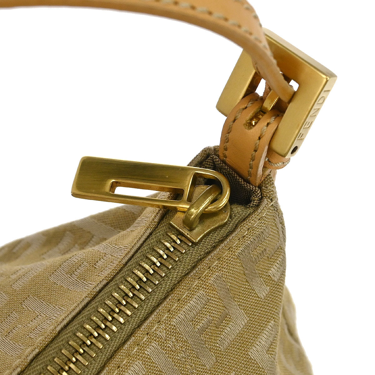 Fendi Gold Zucchino Handbag