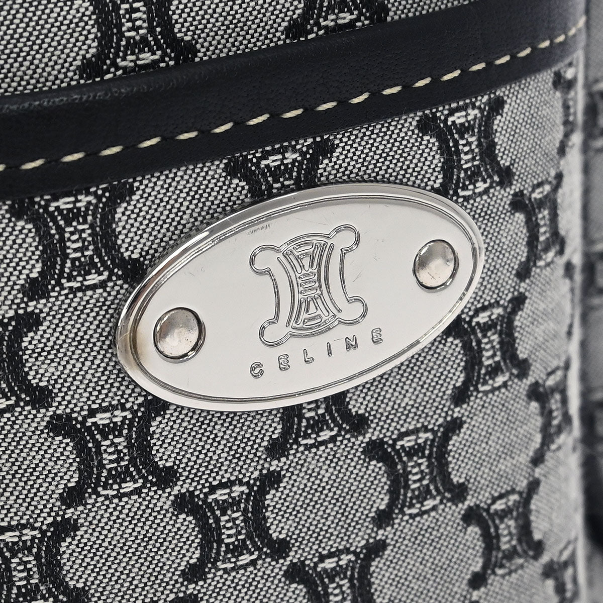 Celine Black Gray Boogie Bag Handbag