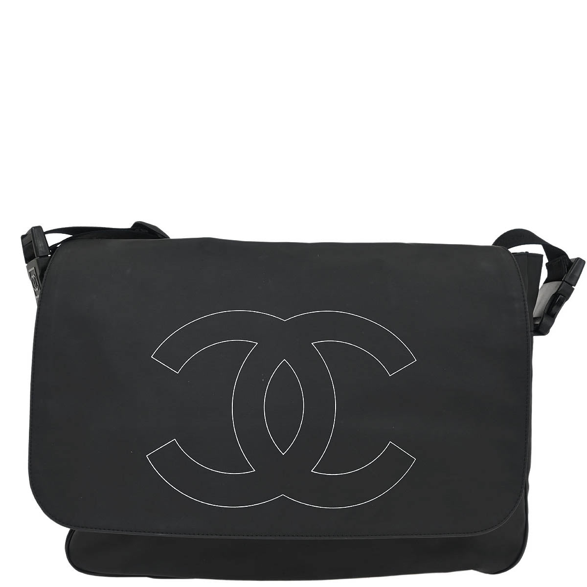 Chanel Black PVC Sport Line Shoulder Bag