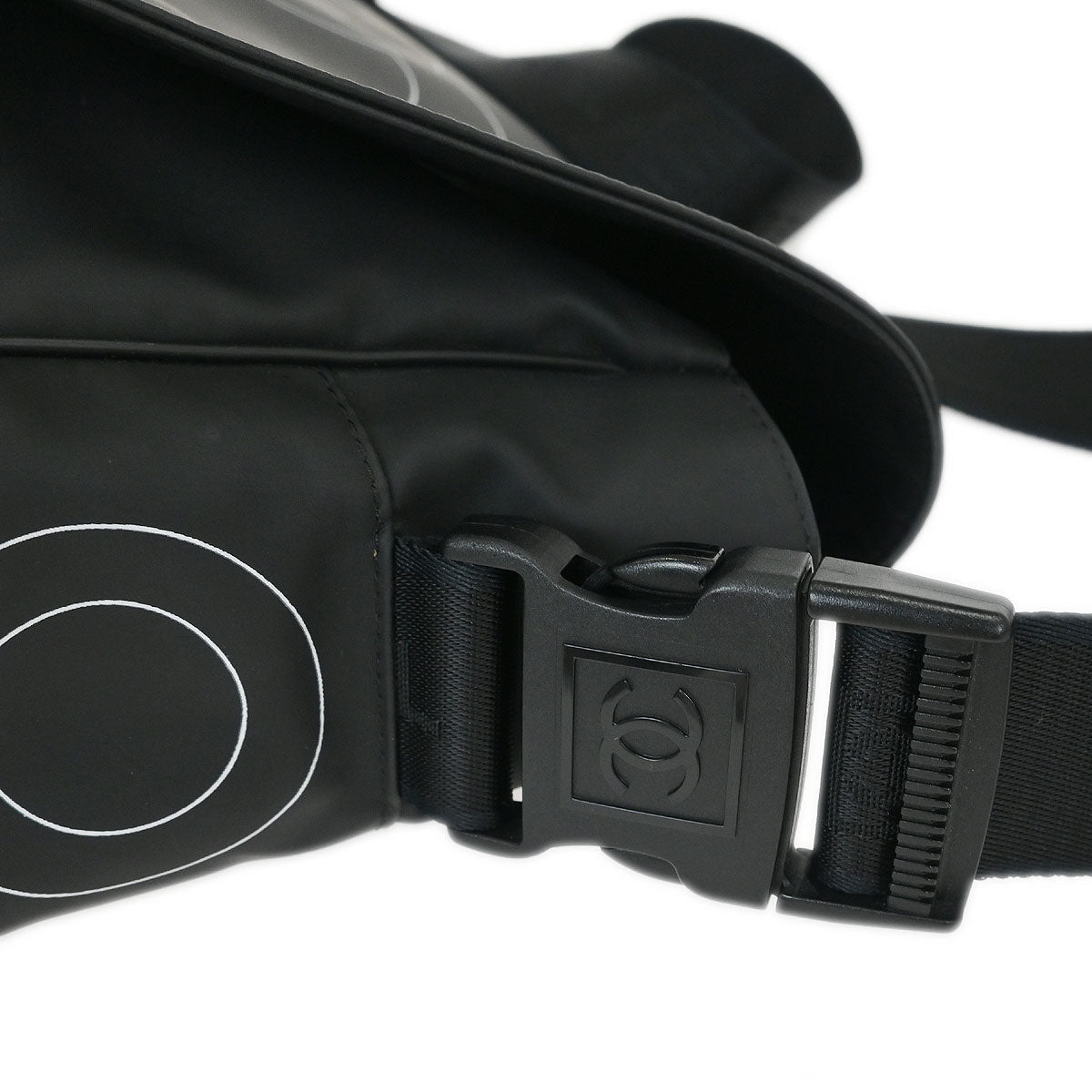 Chanel Black PVC Sport Line Shoulder Bag