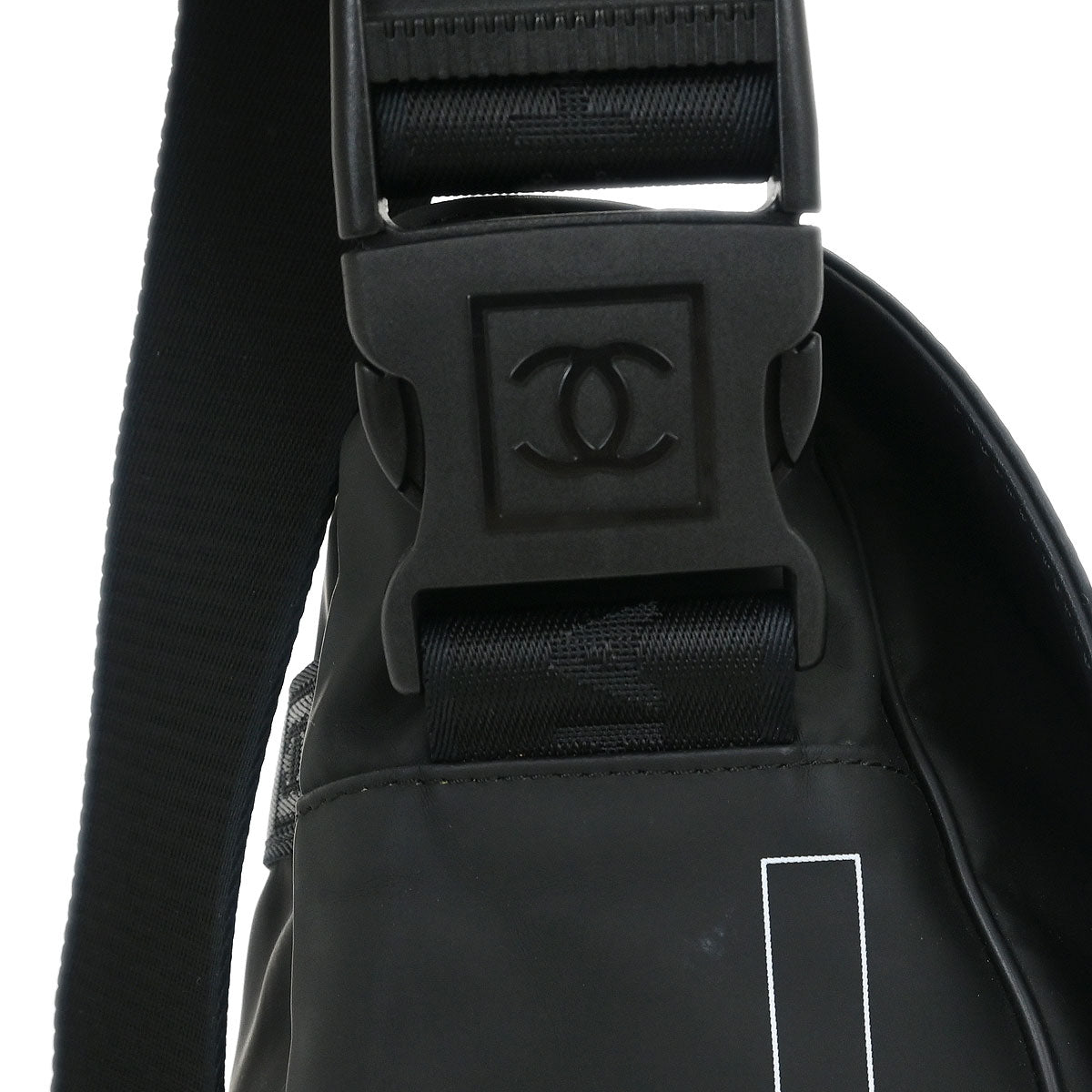 Chanel Black PVC Sport Line Shoulder Bag