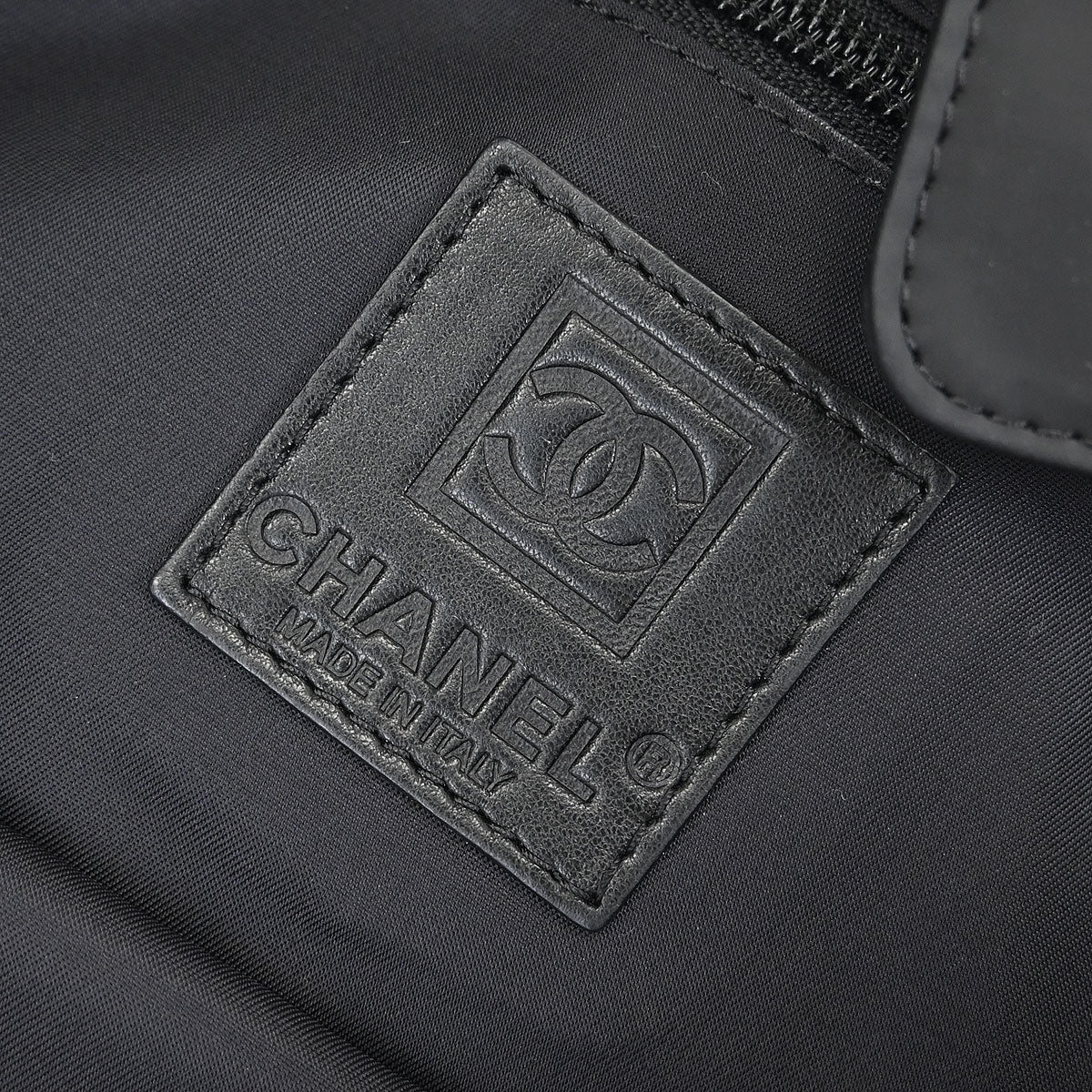 Chanel Black PVC Sport Line Shoulder Bag
