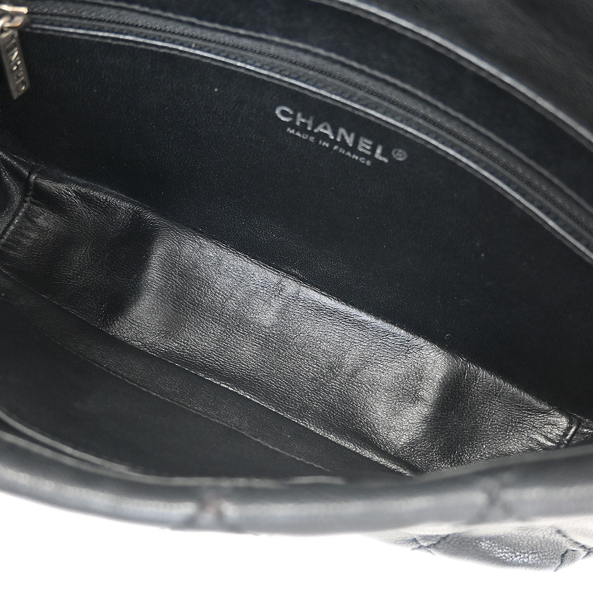Chanel Black Calfskin Wild Stitch Handbag