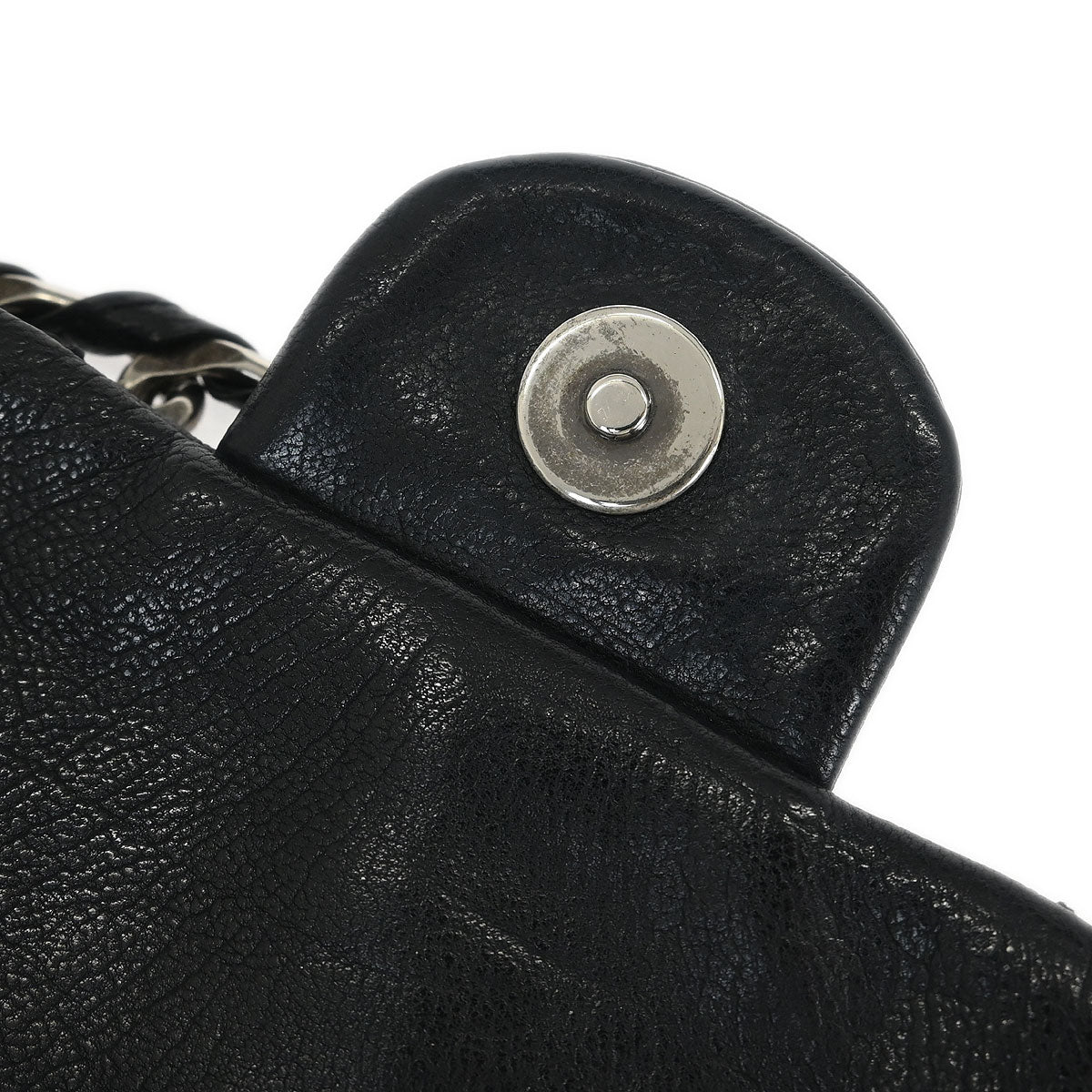 Chanel Black Calfskin Wild Stitch Handbag