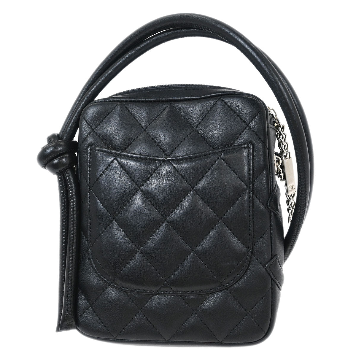 Chanel Black Calfskin Cambon Ligne Shoulder Bag