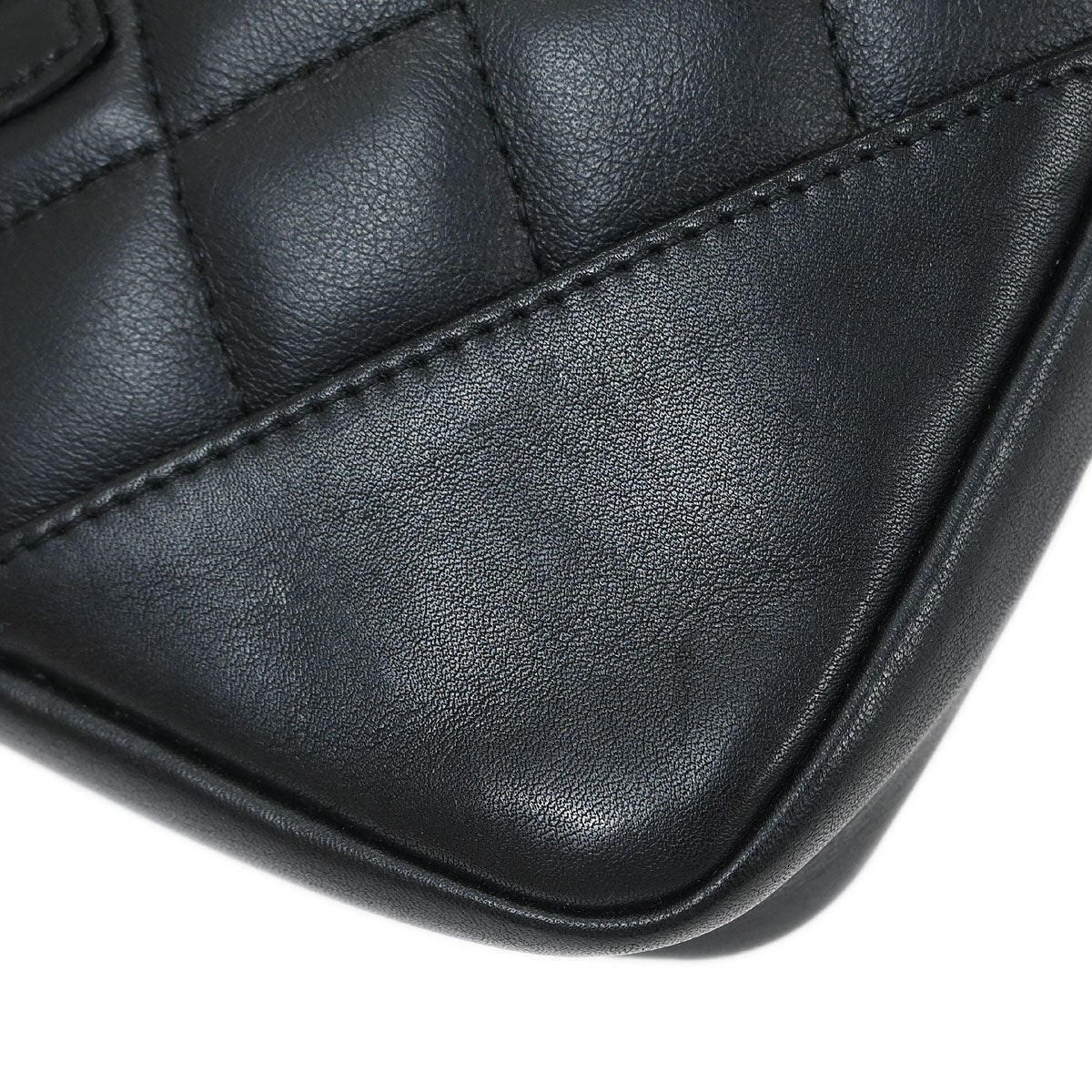 Chanel Black Calfskin Cambon Ligne Shoulder Bag