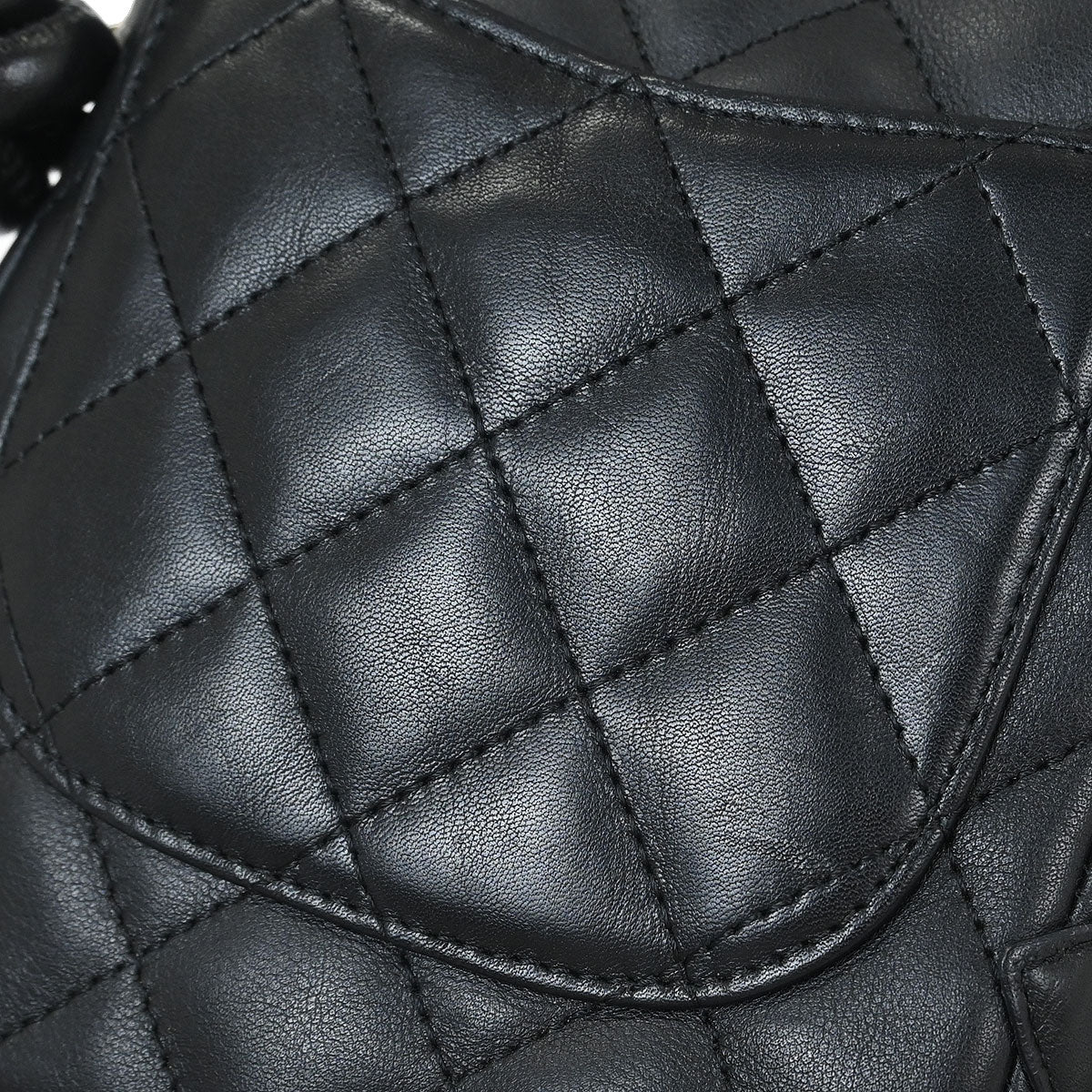Chanel Black Calfskin Cambon Ligne Shoulder Bag