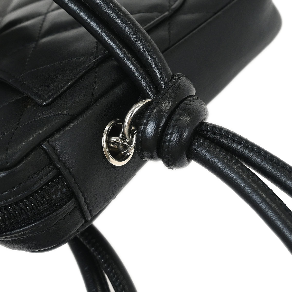 Chanel Black Calfskin Cambon Ligne Shoulder Bag