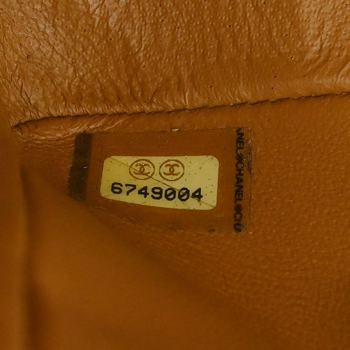 Chanel Brown Cotton East West Mademoiselle Lock Shoulder Bag