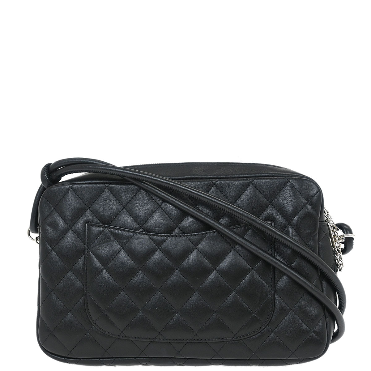 Chanel Black Calfskin Cambon Ligne Shoulder Bag