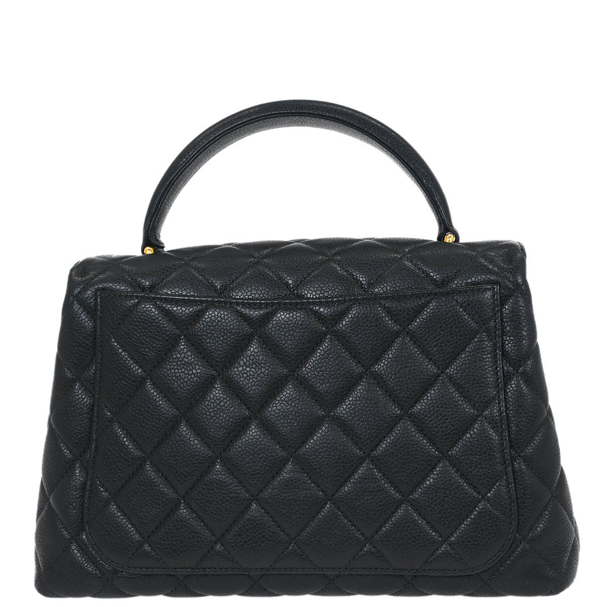 Chanel Black Caviar Kelly Handbag