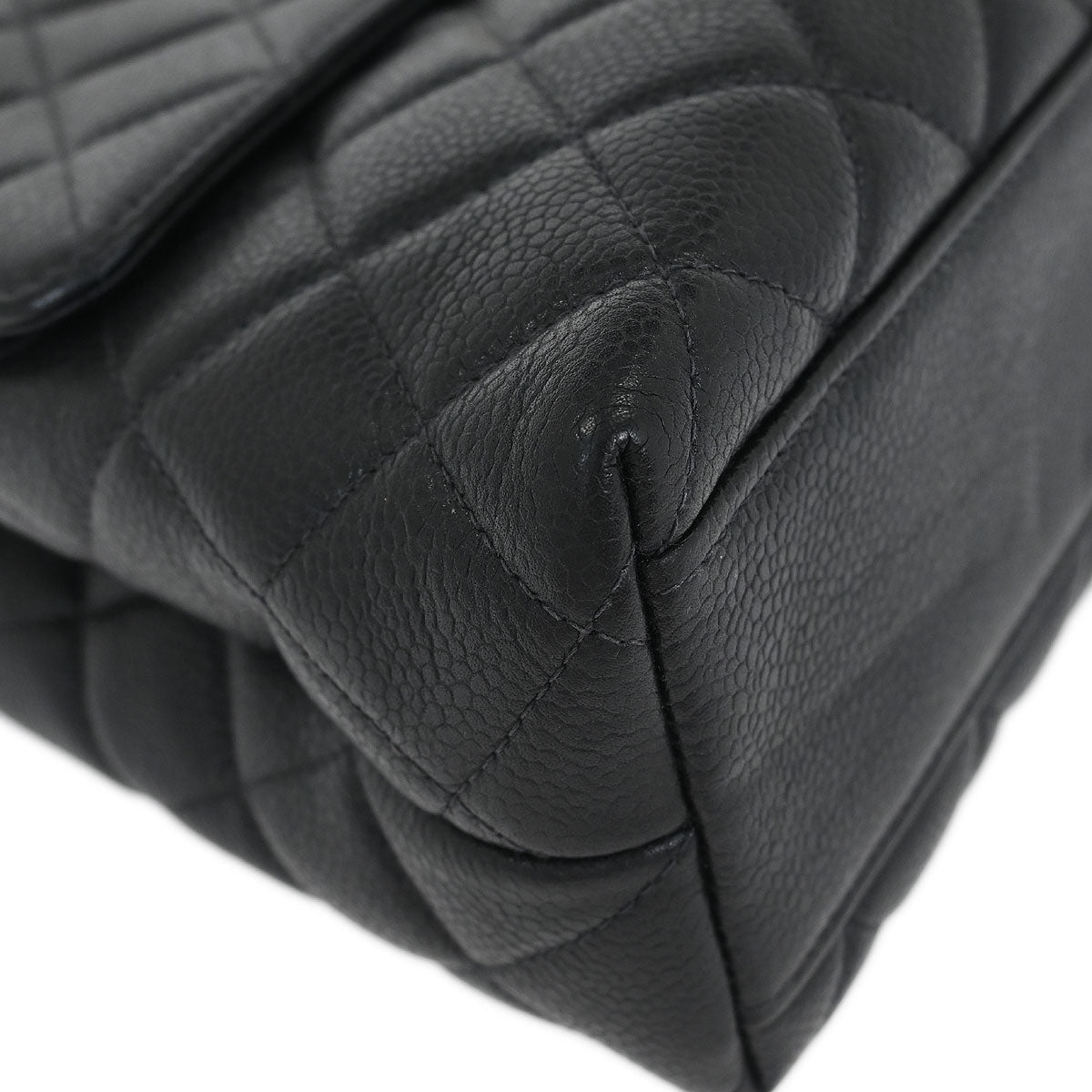 Chanel Black Caviar Kelly Handbag