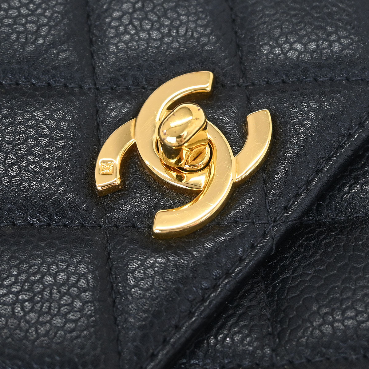 Chanel Black Caviar Kelly Handbag