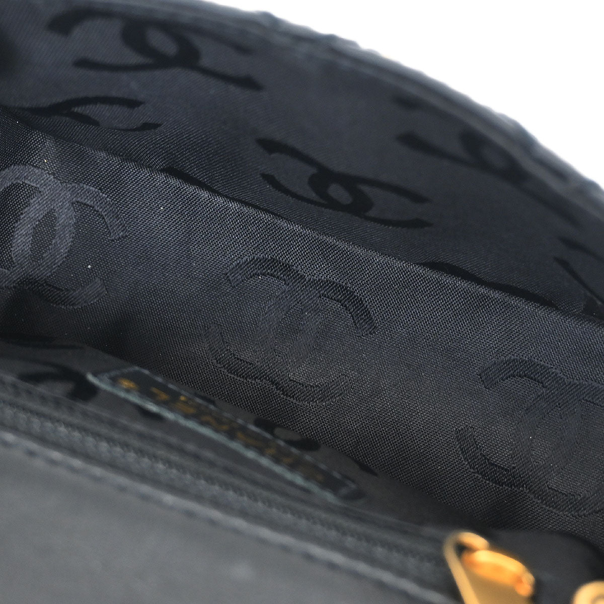 Chanel Black Calfskin Wild Stitch Single Flap Shoulder Bag