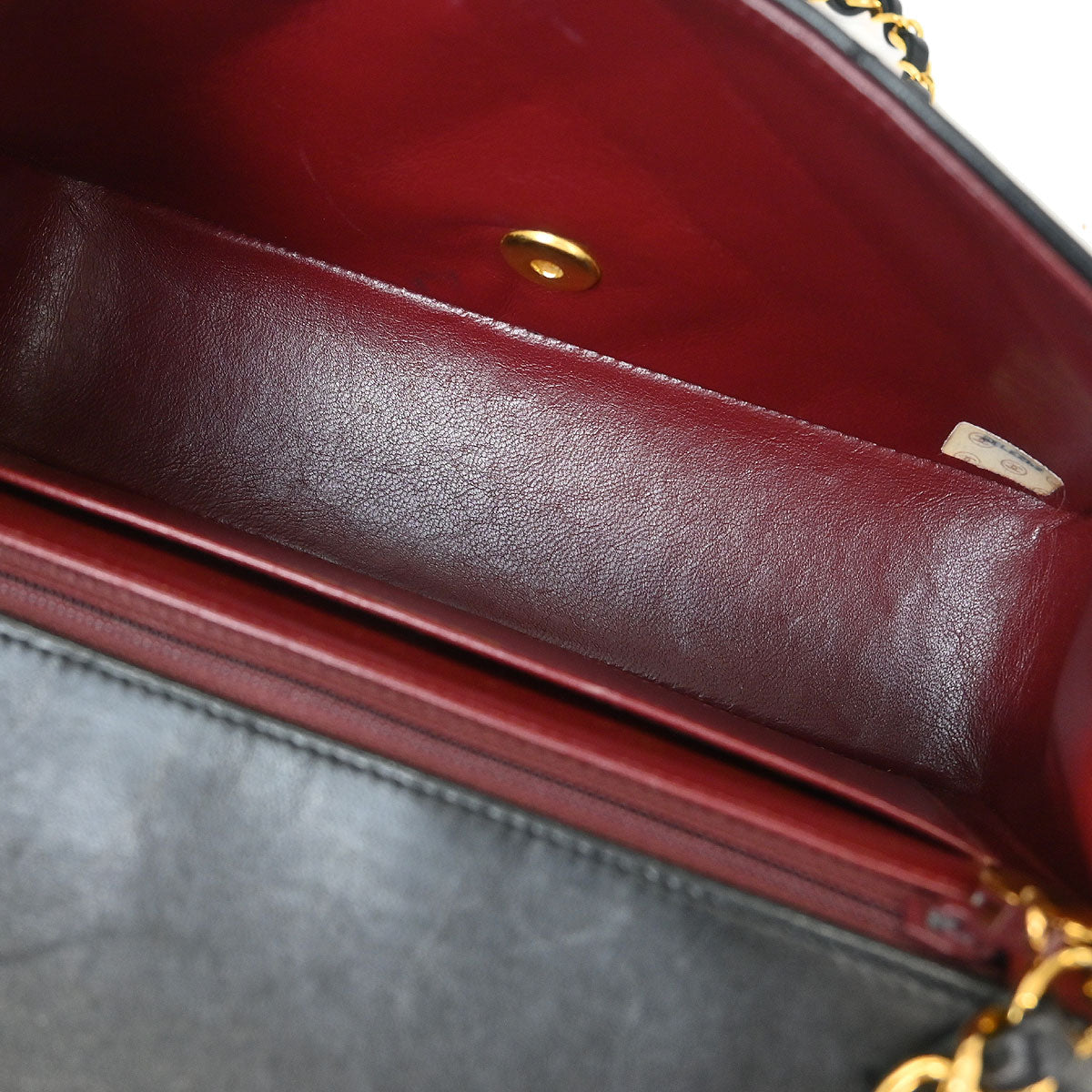 Chanel 1991-1994 Black Lambskin Small Diana Shoulder Bag