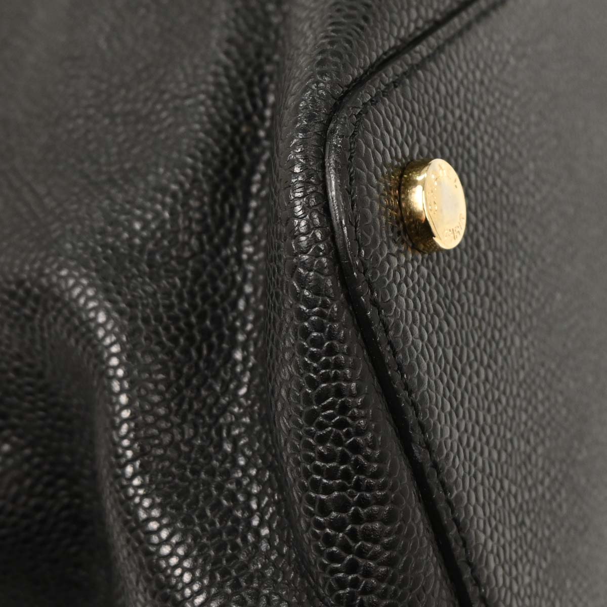 Chanel 2000-2002 Black Caviar Handbag