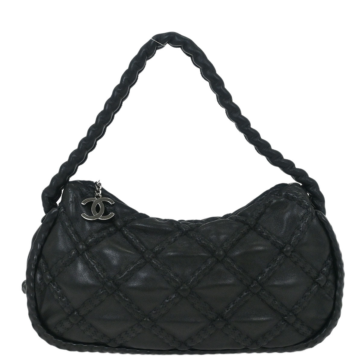 Chanel 2006-2008 Black Lambskin Handbag