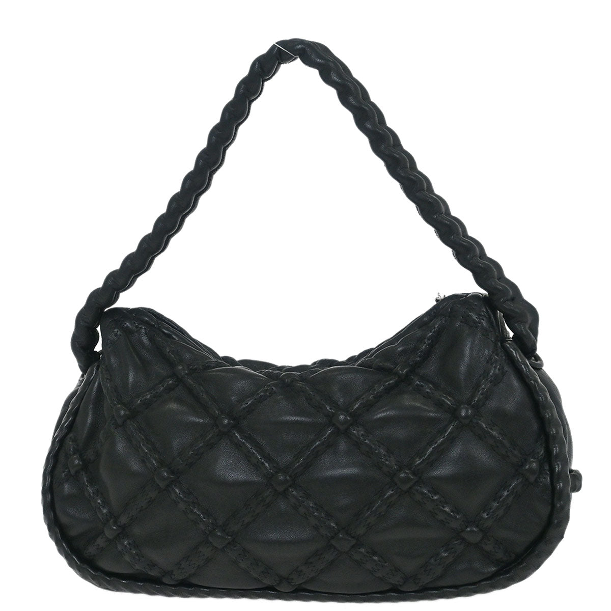 Chanel 2006-2008 Black Lambskin Handbag