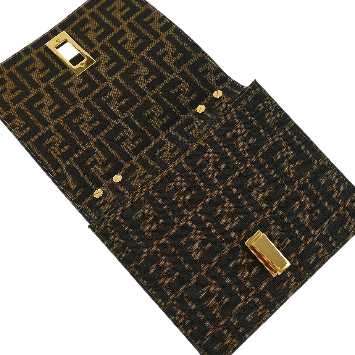 Fendi Brown Zucca Shoulder Bag