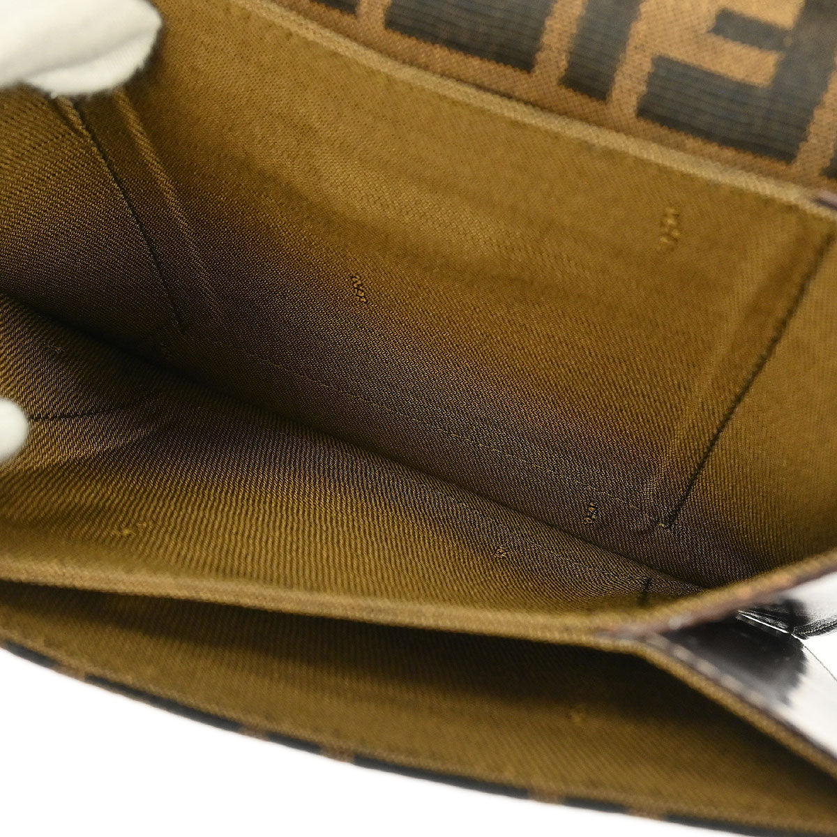 Fendi Brown Zucca Shoulder Bag