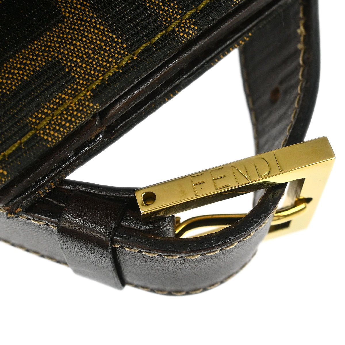 Fendi Brown Zucca Shoulder Bag