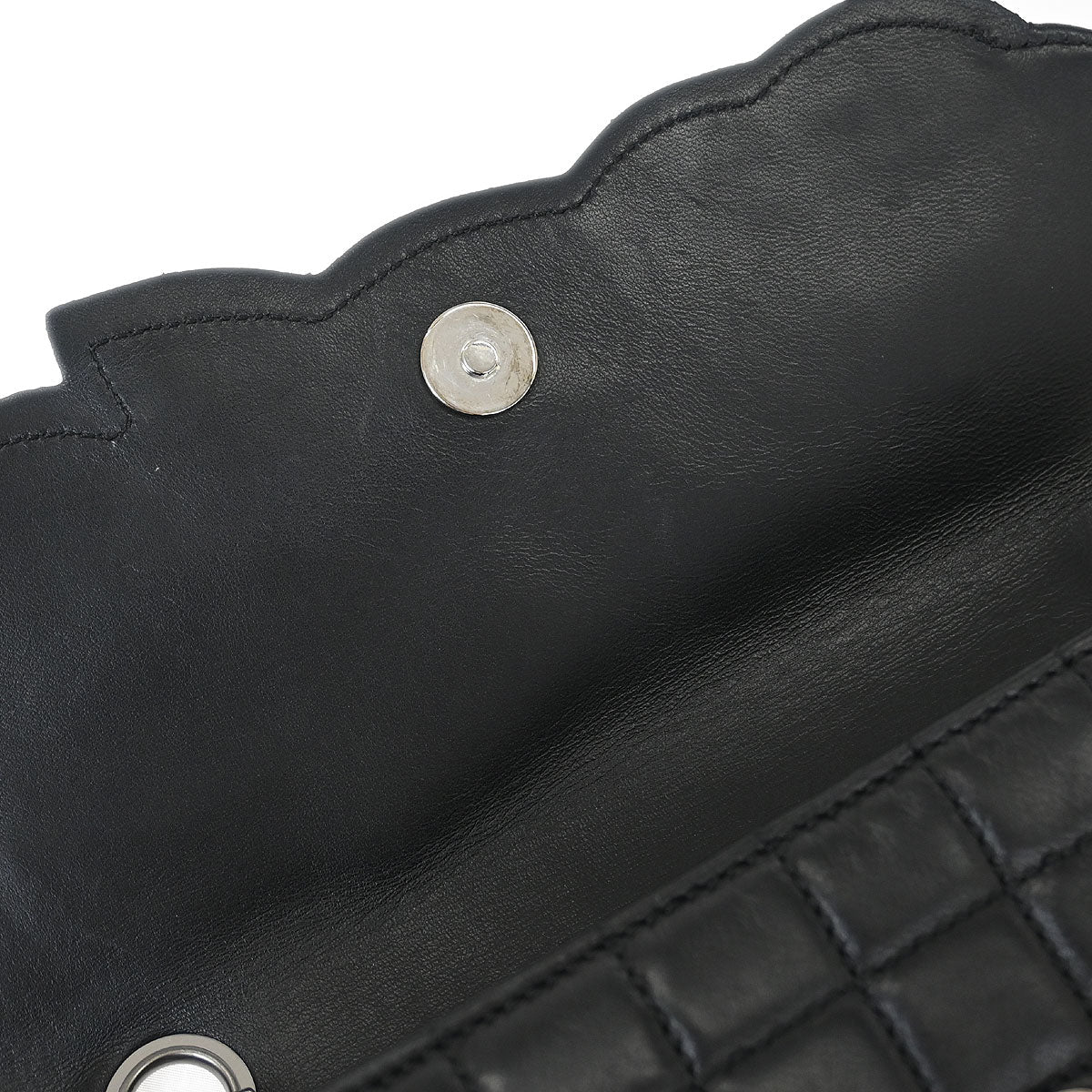 Chanel Black Lambskin No.5 Choco Bar Shoulder Bag