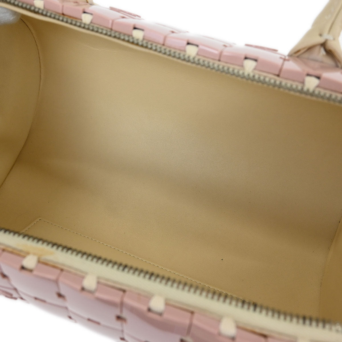 Chanel Pink Acrylic Puzzle Bag Barrel Handbag