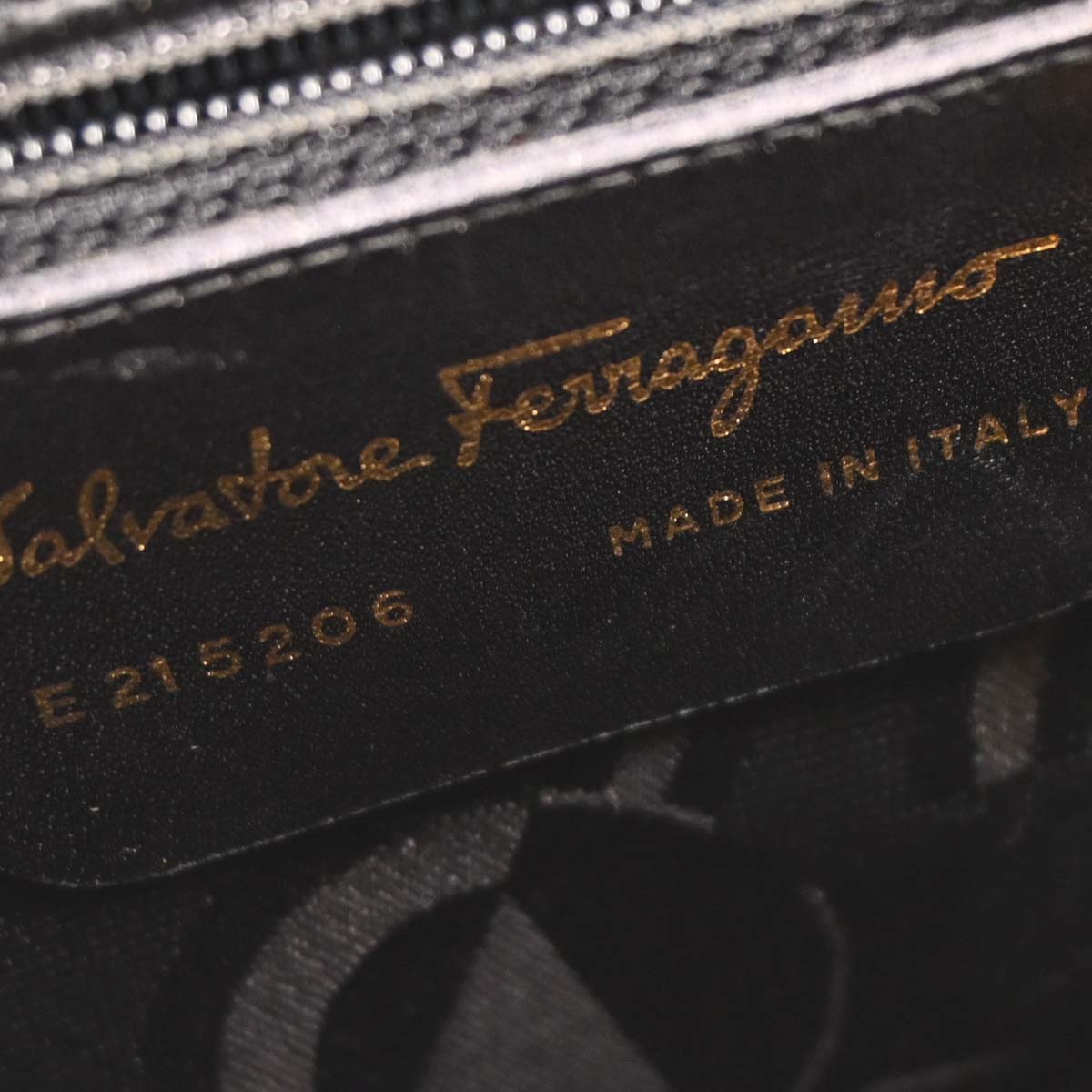 Salvatore Ferragamo Black 2way Shoulder Handbag