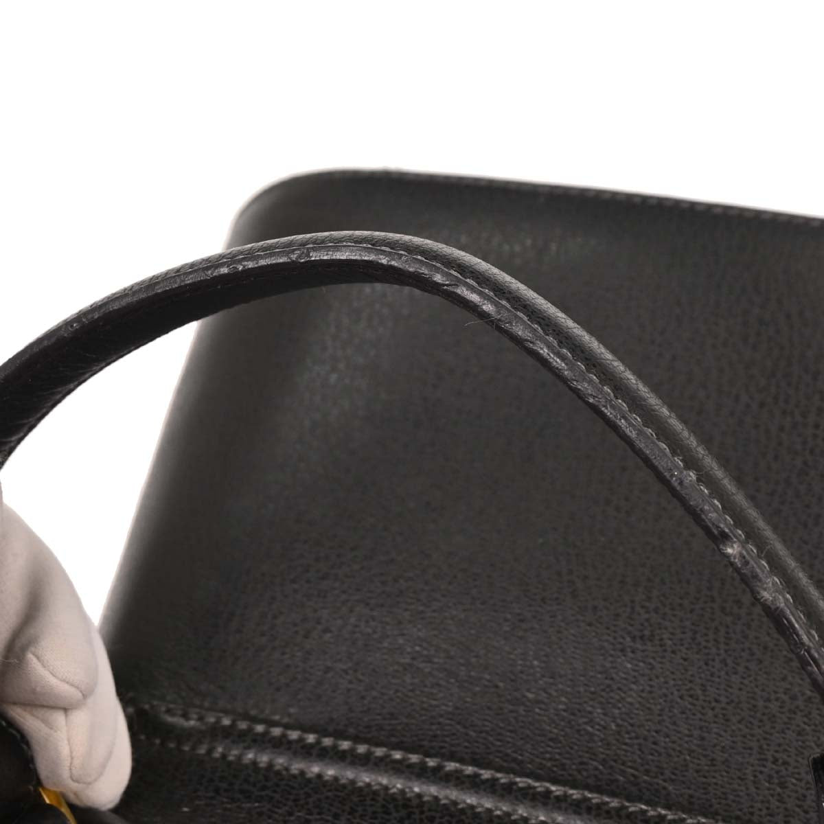 Salvatore Ferragamo Black 2way Shoulder Handbag