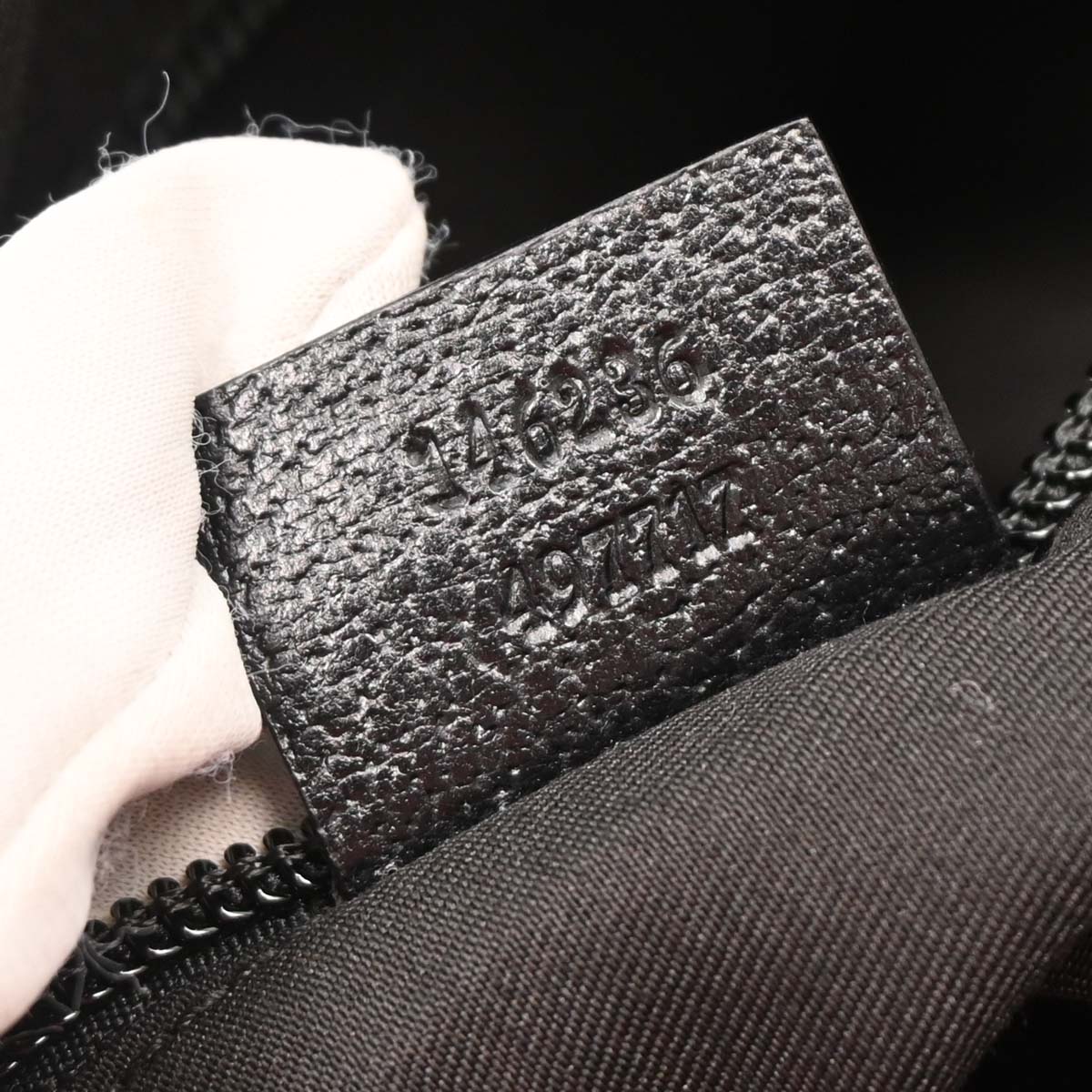 Gucci Black GG Shoulder Bag
