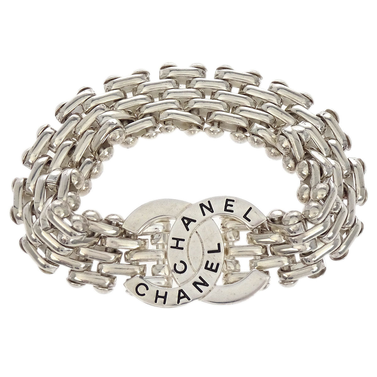 Chanel CC Bracelet Silver 98P