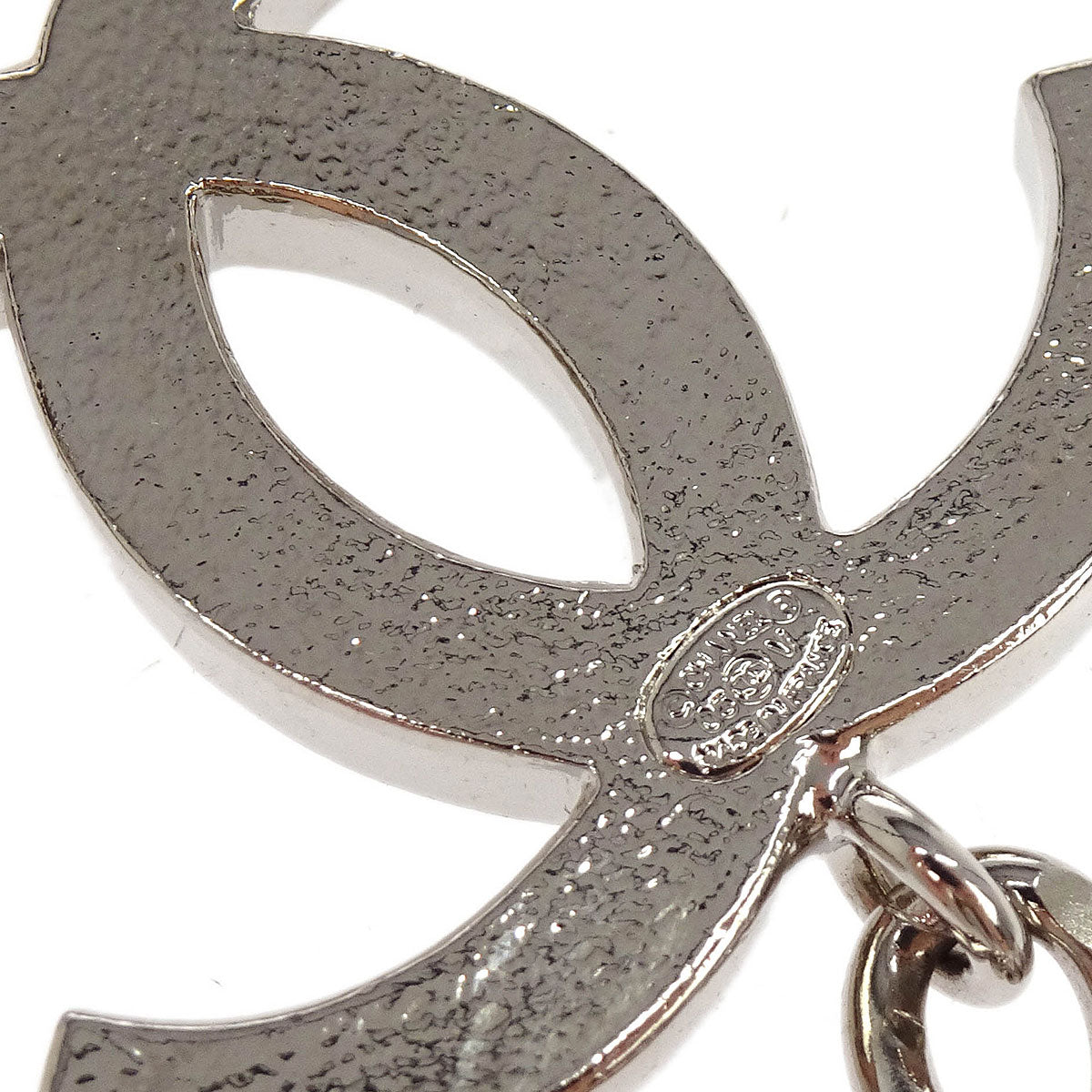 Chanel Chain Belt Silver CC Small Good 05V