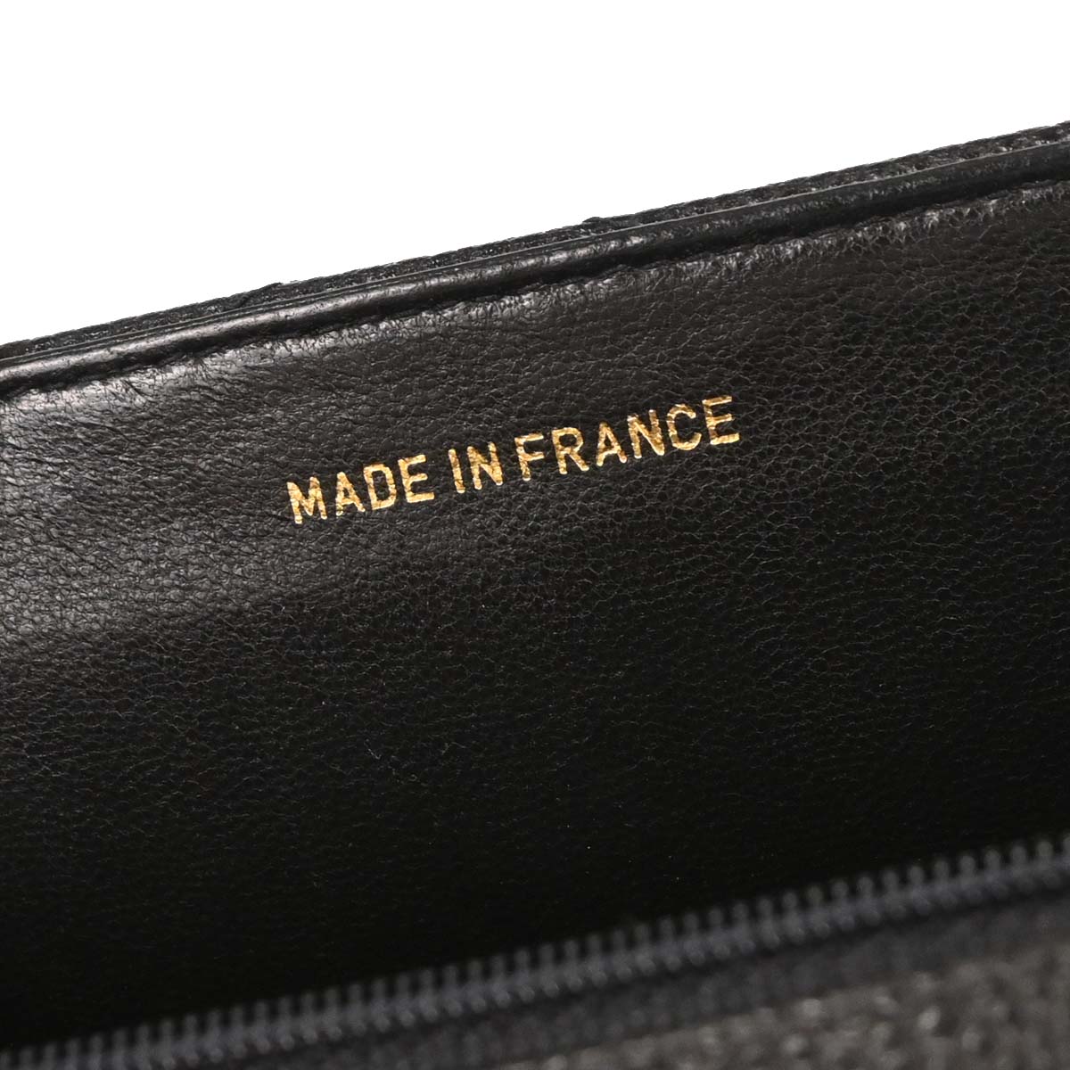 Chanel Black Caviar Chevron Shoulder Bag