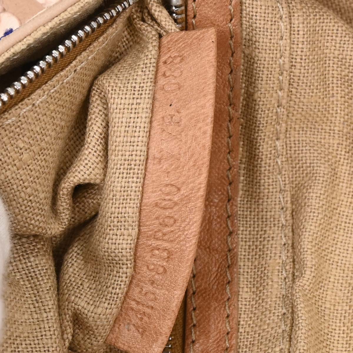 Fendi * Beige Leather Baguette Handbag