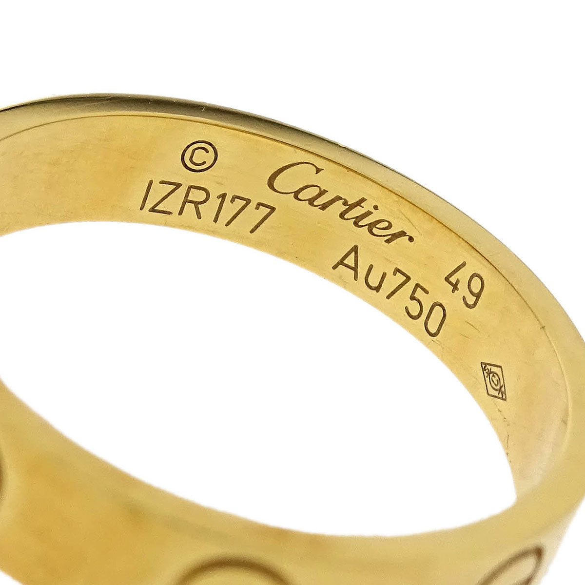 Cartier Mini Love Ring Au750 #49