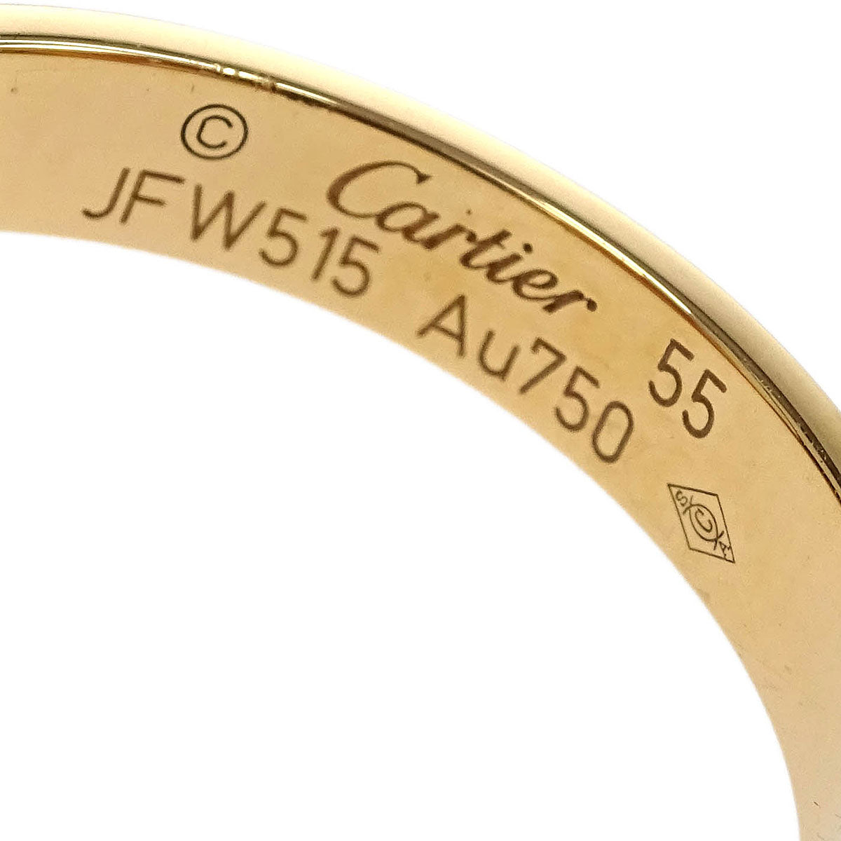 Cartier Mini Love Ring Au750 #55