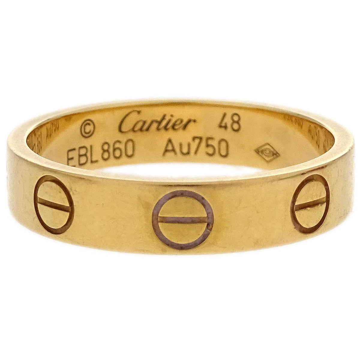 Cartier Mini Love Ring Au750 #48