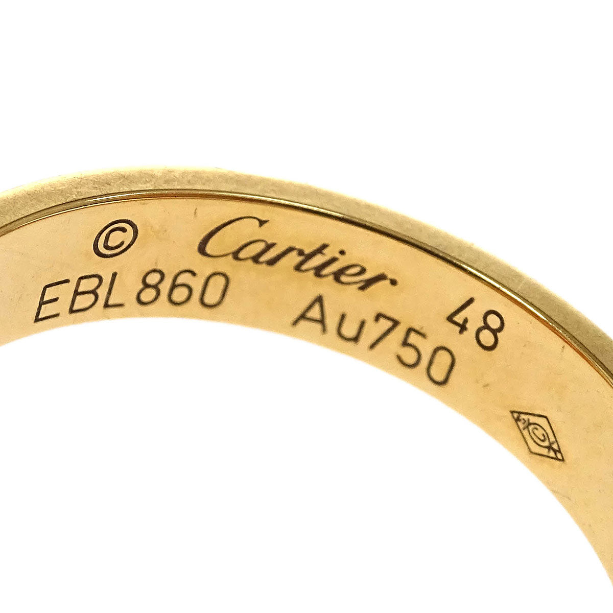 Cartier Mini Love Ring Au750 #48