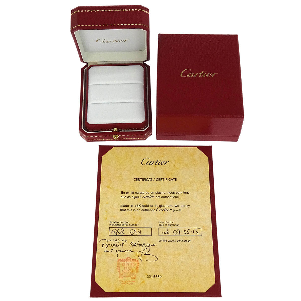 Cartier Baby Love Bracelet AXR684 750