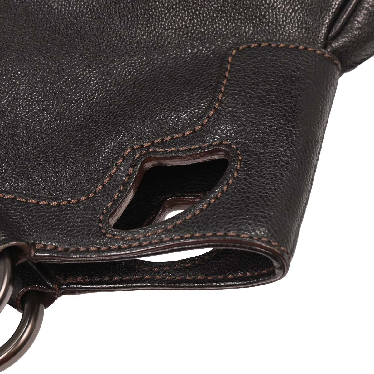 Cartier Black Marcello 2way Shoulder Handbag