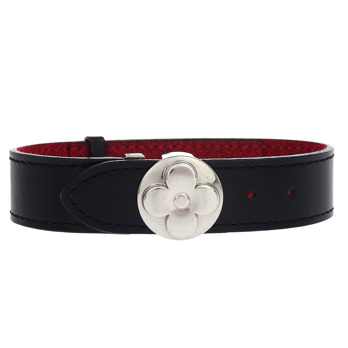 Louis Vuitton Black Monogram Good Luck Bracelet Bangle M64447